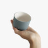 Κούπα Cappucinno Κεραμική Χειροποίητη Γαλαζοπράσινο