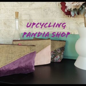 Νεσεσέρ Καλλυντικών Και Κοσμημάτων Από Ανακυκλωμένα Upcycle Υλικά Διάφορα χρώματα - zero waste προϊόντα | Pandia Shop