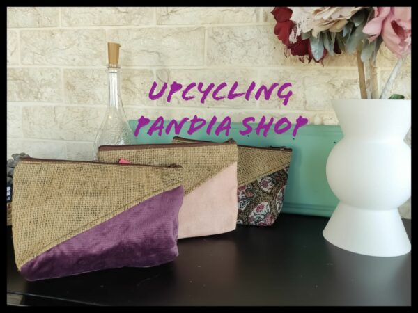 Νεσεσέρ Καλλυντικών Και Κοσμημάτων Από Ανακυκλωμένα Upcycle Υλικά Διάφορα χρώματα - zero waste προϊόντα | Pandia Shop