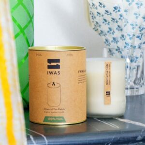 Οργανικό Αρωματικό Κερί Oriental Tea Fields από κερί σόγιας - Zero Waste προϊόντα