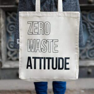 Organic Cotton Tote Bag Zero Waste Attitude