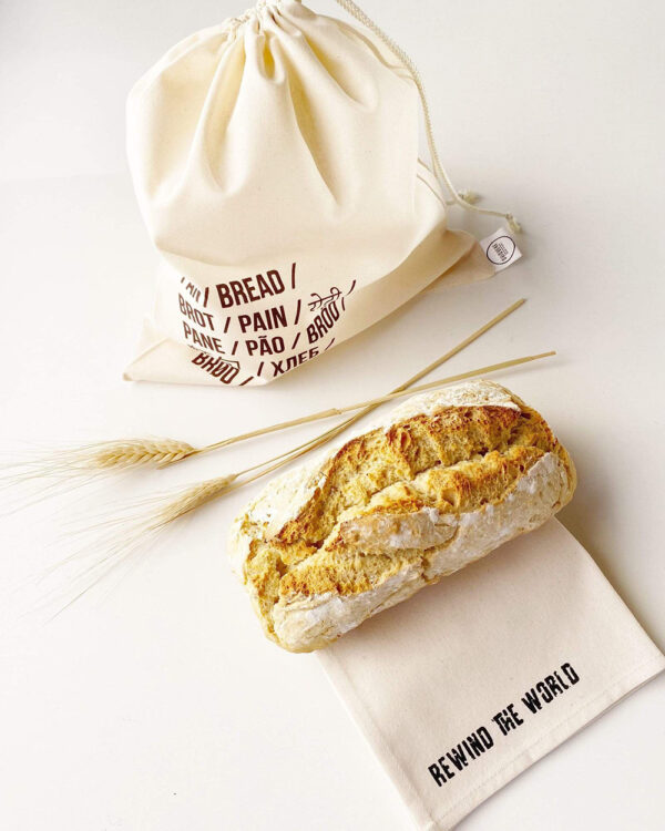Τσάντα Ψωμιού Βαμβακερή BREAD