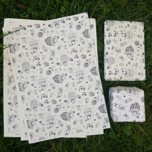 Χαρτί περιτυλίγματος δώρων με σχέδιο Μέλισσες Βιοδιασπώμενο A4