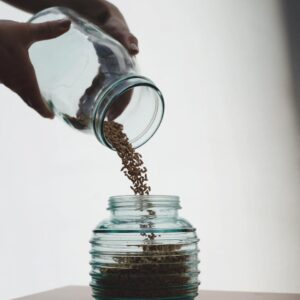 Διακοσμητικό Δοχείο Με Καπάκι από Ανακυκλωμένο γυαλί Raphael - Zero Waste προϊόντα