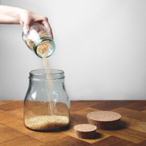 Διακοσμητικό Δοχείο Με Καπάκι από Ανακυκλωμένο γυαλί Raphael - Zero Waste προϊόντα