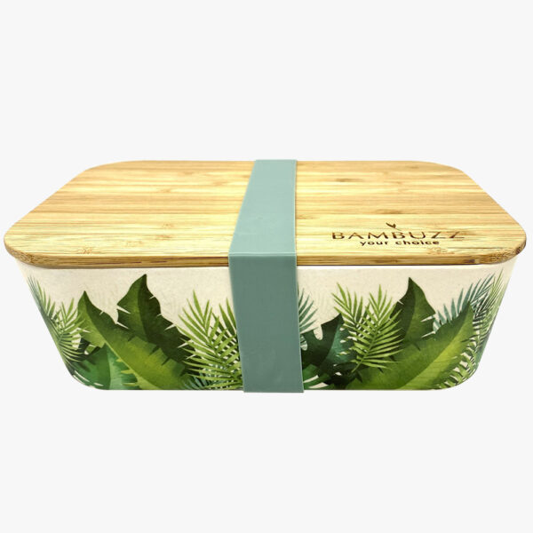 Black Forest Bamboo Food Container Environmentally Friendly Biodegradable Without Plastic