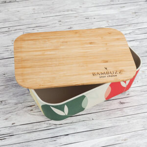 Δοχείο Φαγητού Από Μπαμπού Himalaya Φιλικό προς το περιβάλλον Χωρίς πλαστικό Βιοδιασπώμενο - Τάπερ φαγητού Zero waste