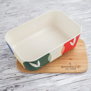 Δοχείο Φαγητού Από Μπαμπού Himalaya Φιλικό προς το περιβάλλον Χωρίς πλαστικό Βιοδιασπώμενο - Τάπερ φαγητού Zero waste