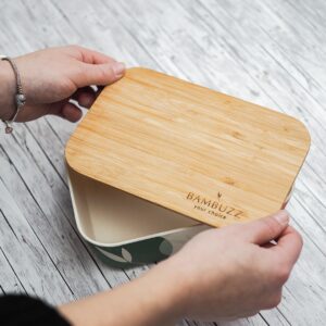 Δοχείο Φαγητού Από Μπαμπού Himalaya Φιλικό προς το περιβάλλον Χωρίς πλαστικό Βιοδιασπώμενο - Τάπερ φαγητού Zero Waste προϊόντα