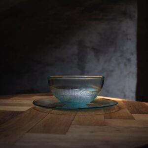 Μπολ Διακοσμητικό από Ανακυκλωμένο Γυαλί Valeria και Πιατέλα από Ανακυκλωμένο Γυαλί Sofia - Zero Waste προϊόντα