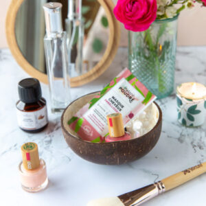 Μπολ Καρύδας Λευκό Μωσαϊκό Με Βούλες