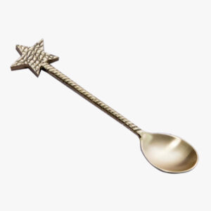 Μπρούτζινο Κουτάλι Vintage Με Αστέρι