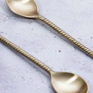 Alternative view of Μπρούτζινο Κουτάλι Vintage Με Μισοφέγγαρο