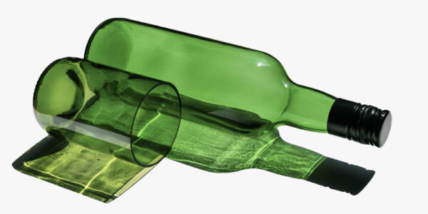 Ποτήρια Πράσινα Από Ανακυκλωμένα Μπουκάλια Κρασιού – 2τεμ