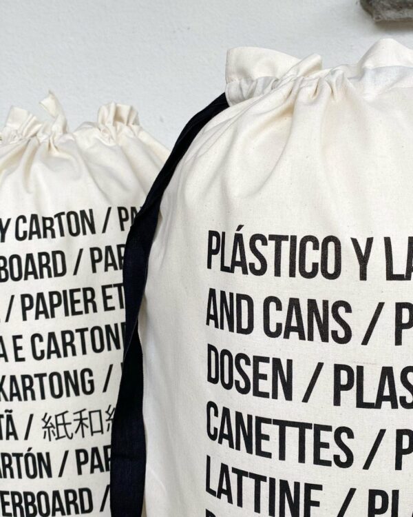 Recycling Fabric Bag for Plastic waste separation