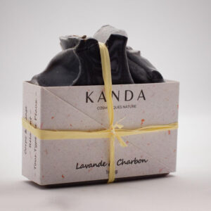 Χειροποίητο Σαπούνι Με Λεβάντα Και Κάρβουνο Βιολογικής Καλλιέργειας | Pandia Shop