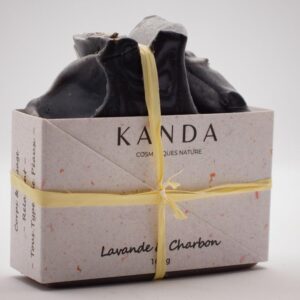 Χειροποίητο Σαπούνι Με Λεβάντα Και Κάρβουνο Βιολογικής Καλλιέργειας | Pandia Shop