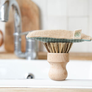 Ανθεκτικό Σφουγγάρι Βιοδιασπώμενο Από Οργανικό Βαμβάκι GOTS - zero waste προϊόντα για την κουζίνα | Pandia Shop