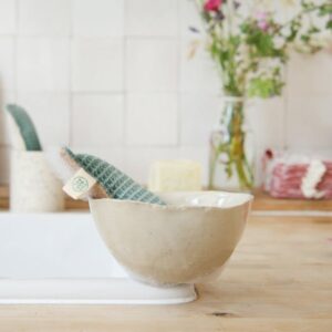 Ανθεκτικό Σφουγγάρι Βιοδιασπώμενο Από Οργανικό Βαμβάκι GOTS - zero waste προϊόντα για την κουζίνα | Pandia Shop