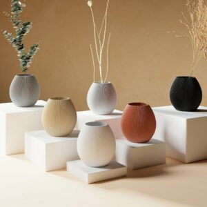 Decorative Vase 3D Printed Rund