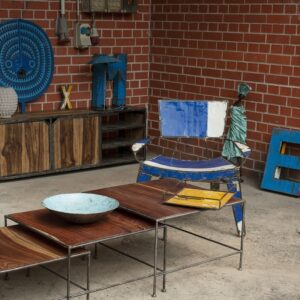 Δίσκος Από Upcycle Βαρέλια Πετρελαίου 30x20cm & Μπολ Από Ανακυκλωμένα Βαρέλια Πετρελαίου Large - Zero Waste προϊόντα | Pandia Shop