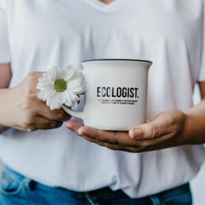 Vintage Ceramic Mug 'Ecologist' | Pandia Shop