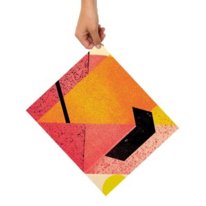 Κερομάντηλο τροφίμων Rainbow 42×36cm - zero waste προϊόντα