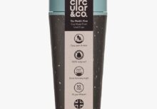 Ποτήρι Καφέ Από Ανακυκλωμένο Χαρτί Black and Faraway Blue 355ml - zero waste προϊόντα