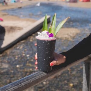 Ποτήρι Καφέ Από Ανακυκλωμένο Χαρτί Black and Giggle pink 355ml - zero waste προϊόντα