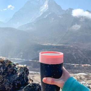 Ποτήρι Καφέ Από Ανακυκλωμένο Χαρτί Black and Giggle pink 355ml - zero waste προϊόντα