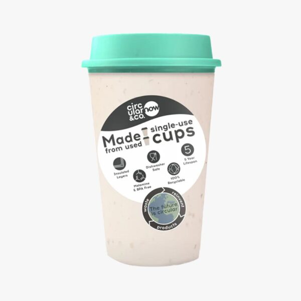 Ποτήρι Καφέ Circular&Co. Cup NOW Mint 340ml Zero waste eco friendly προϊόντα